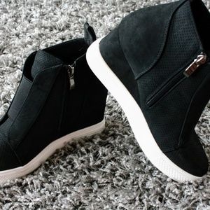 Black High Top Sneakers